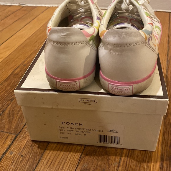 Coach Barrett multi color sneaker - Picture 2 of 6